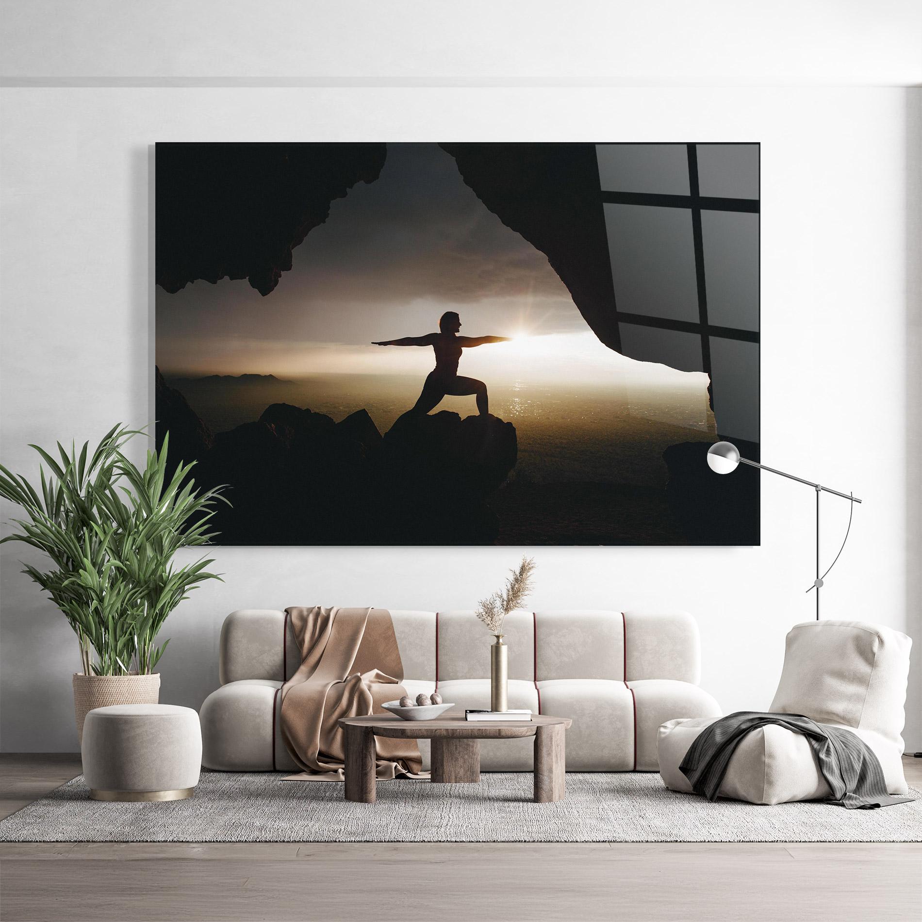 Glasbild Harmony Hues mockup 9