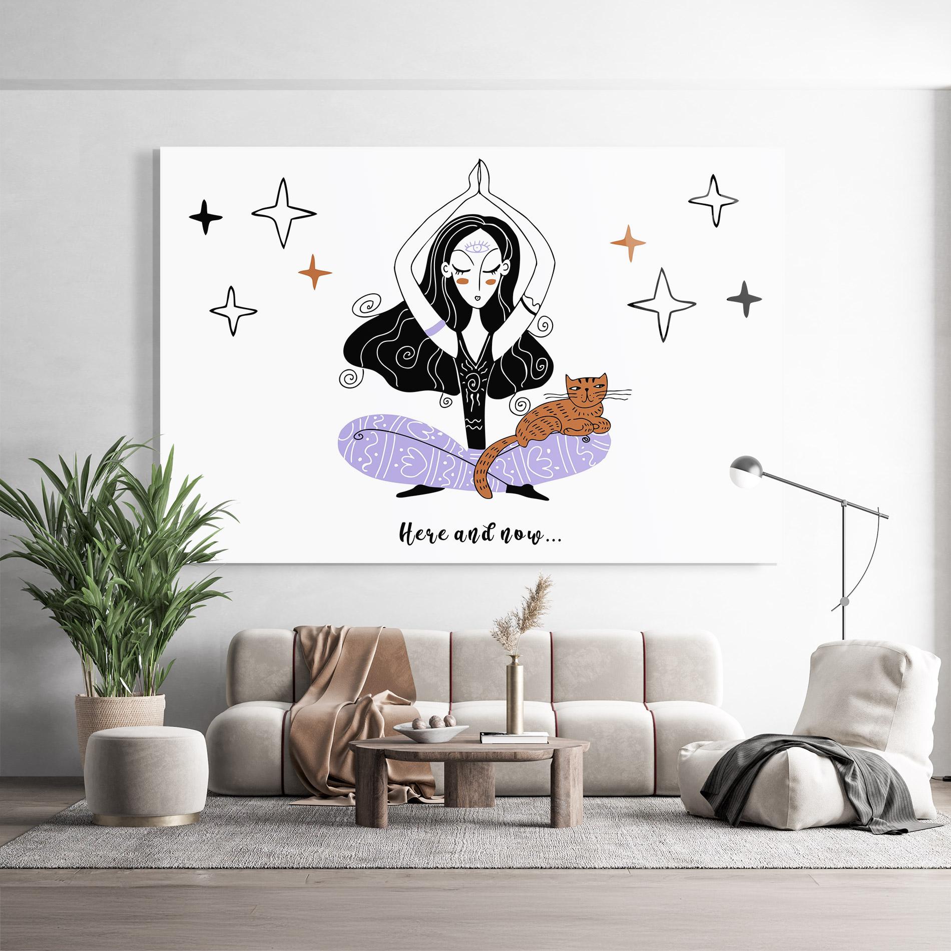 Glasbild Here And Now mockup 9