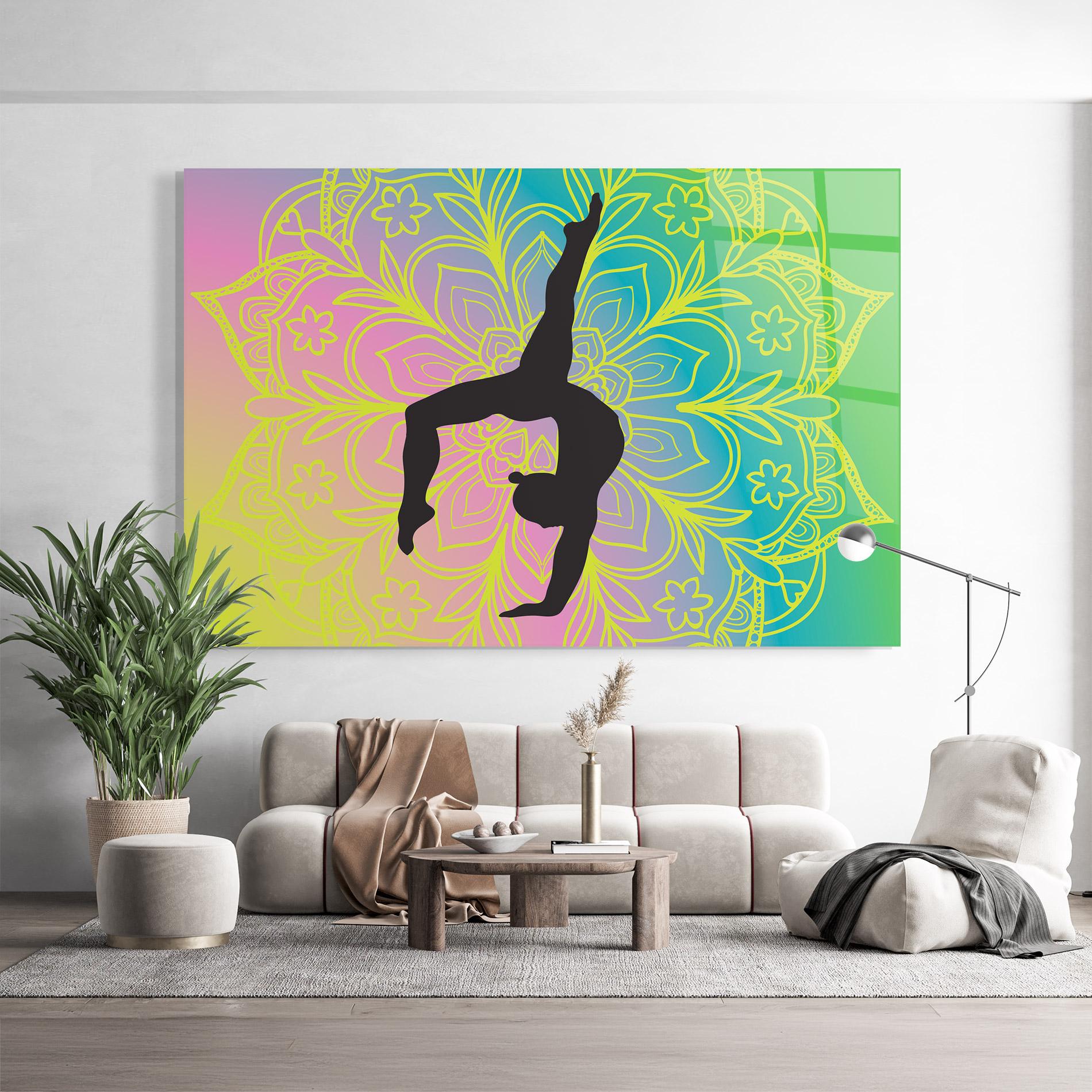 Glasbild Peace Yoga 02 mockup 9