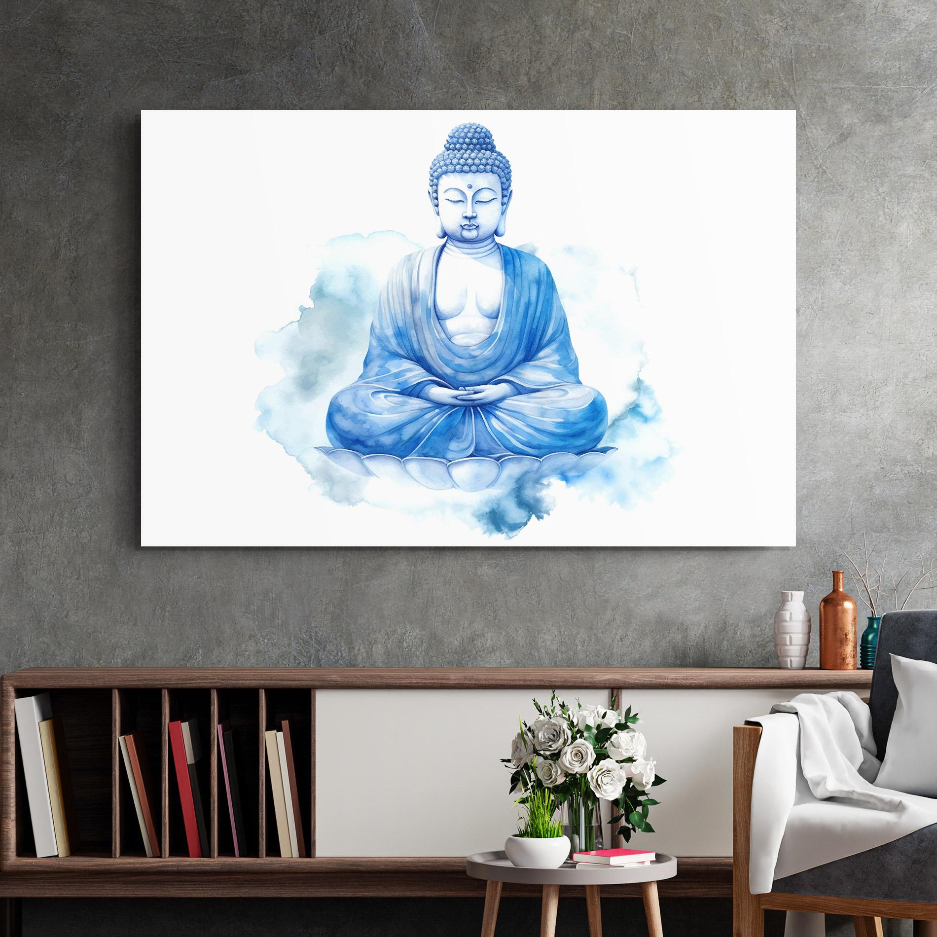 Glasbild Cloud Yoga mockup 2