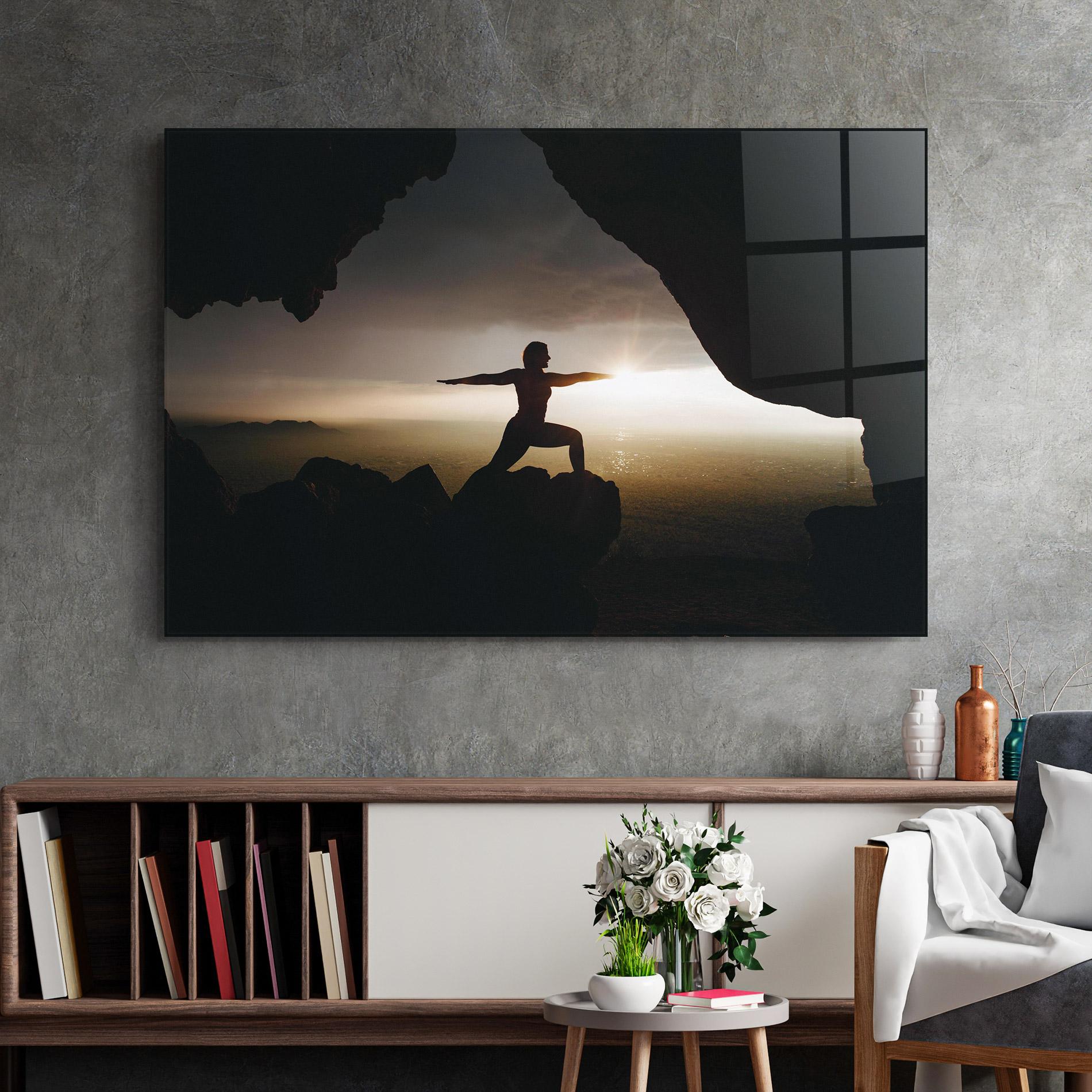 Glasbild Harmony Hues mockup 2