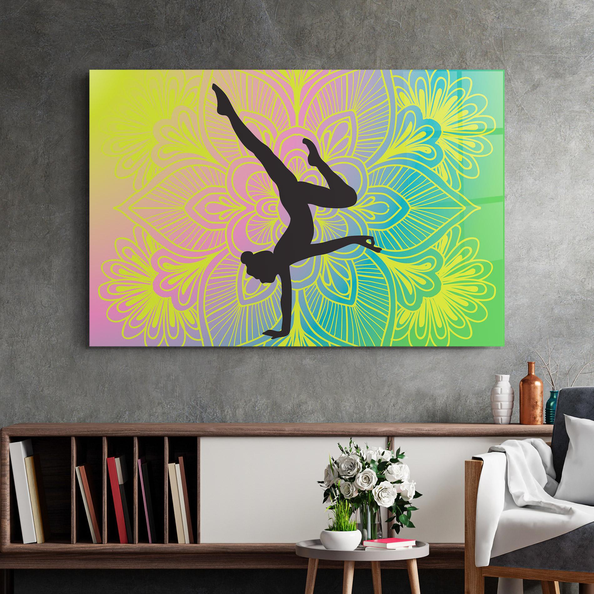 Glasbild Peace Yoga 04 mockup 2