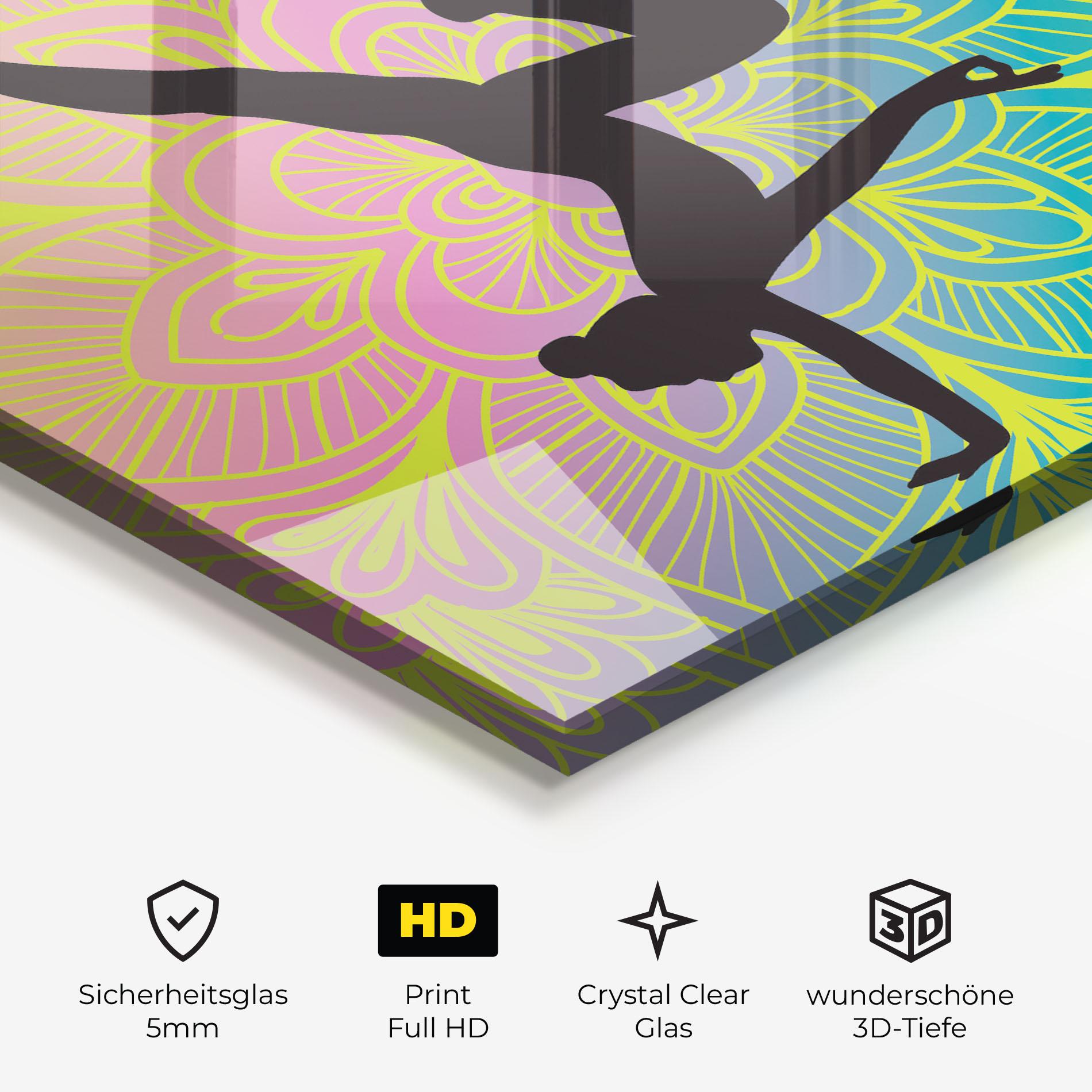 Glasbild Peace Yoga 04 mockup 3