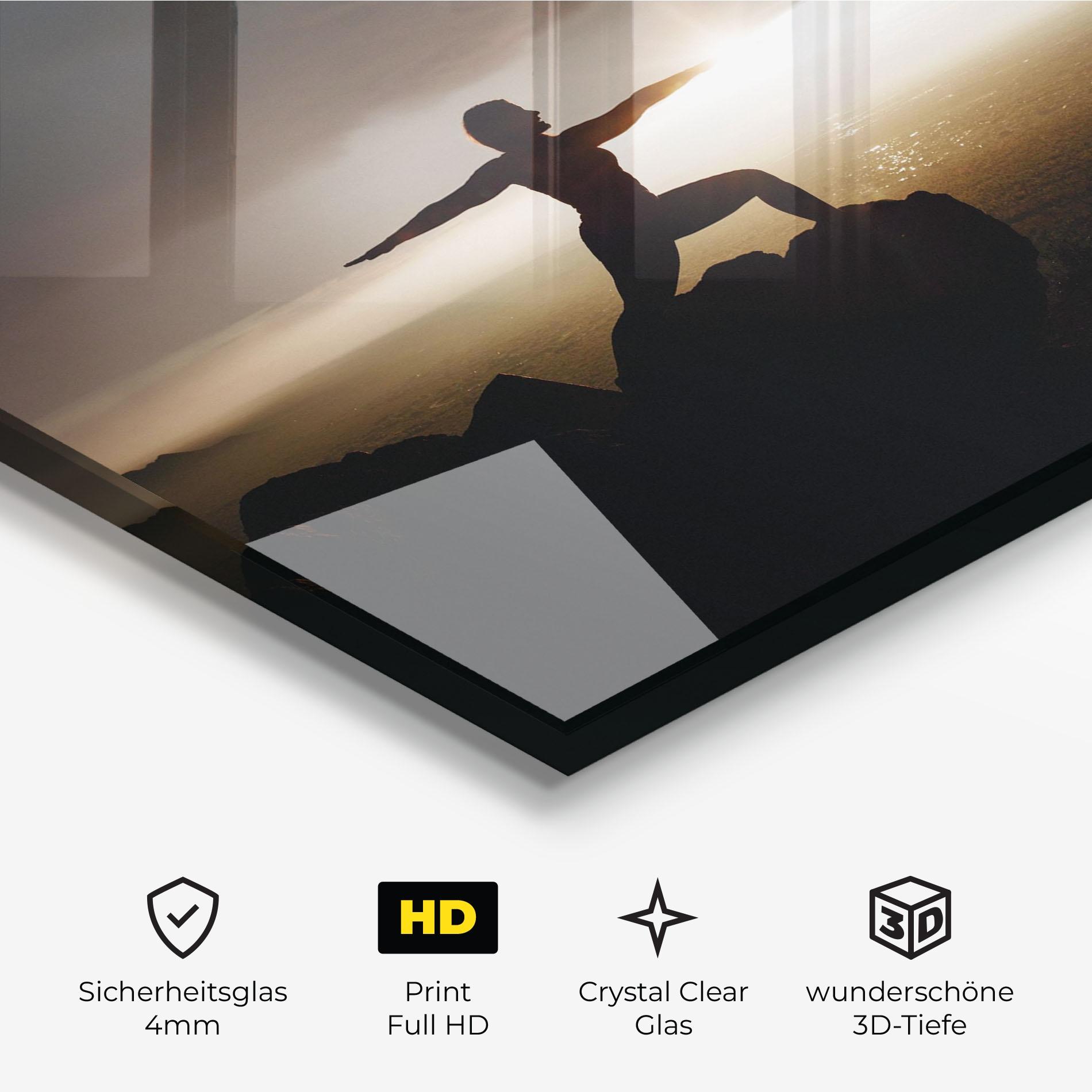 Glasbild Harmony Hues mockup 3