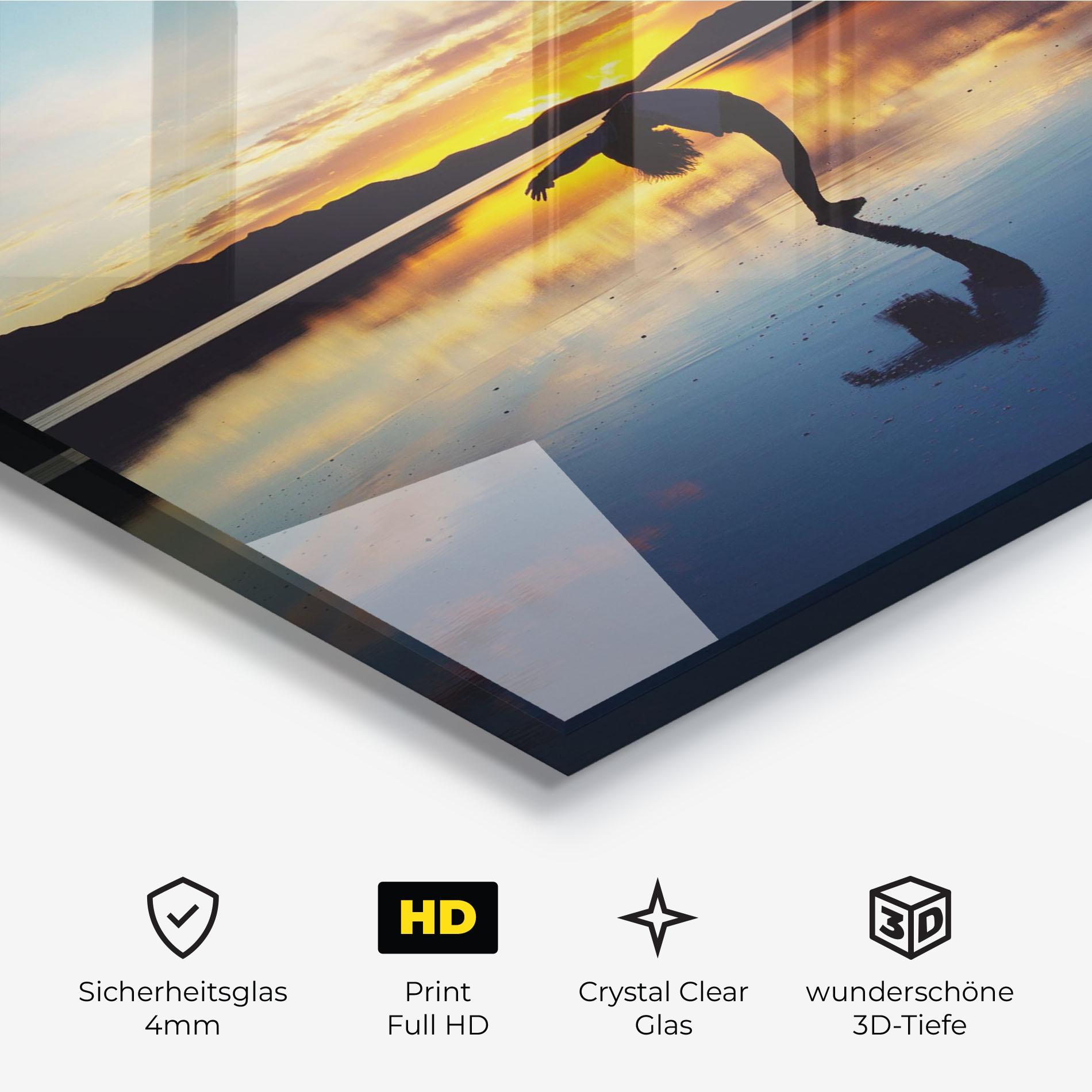 Glasbild Yoga Yonder mockup 3