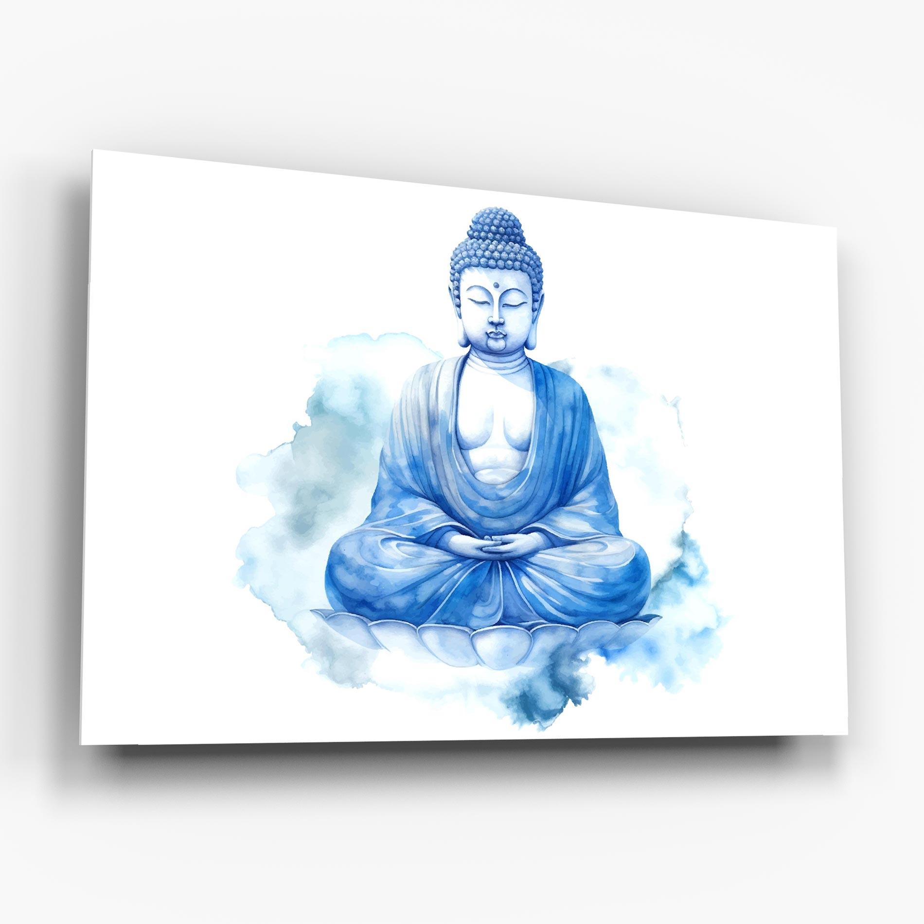 Glasbild Cloud Yoga mockup 6