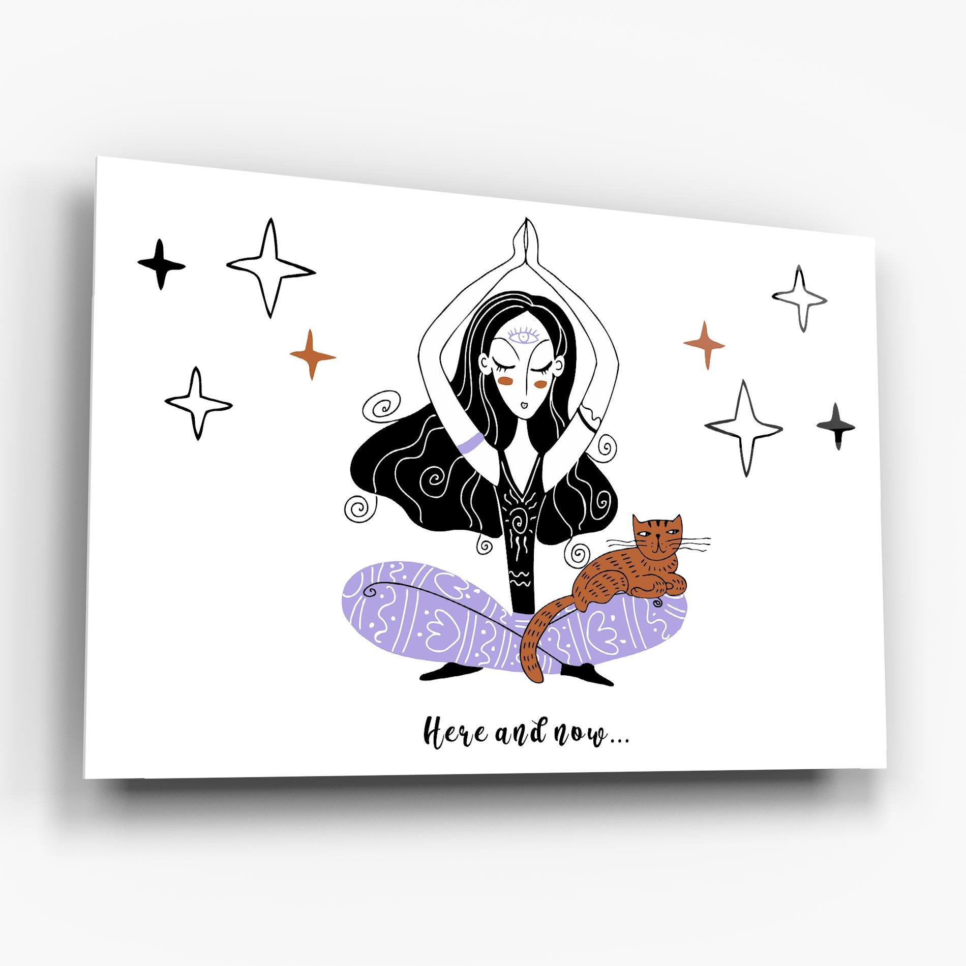 Glasbild Here And Now mockup 6