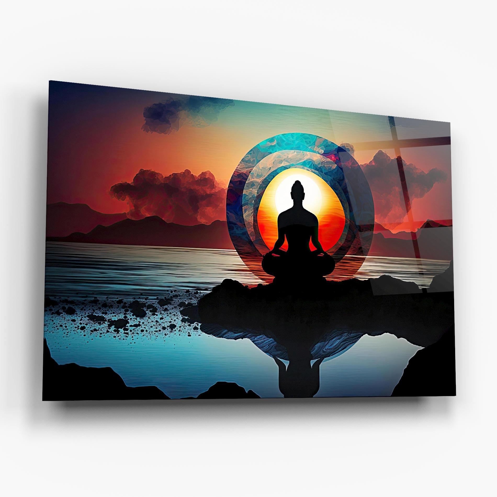 Glasbild Om Orbit mockup 6