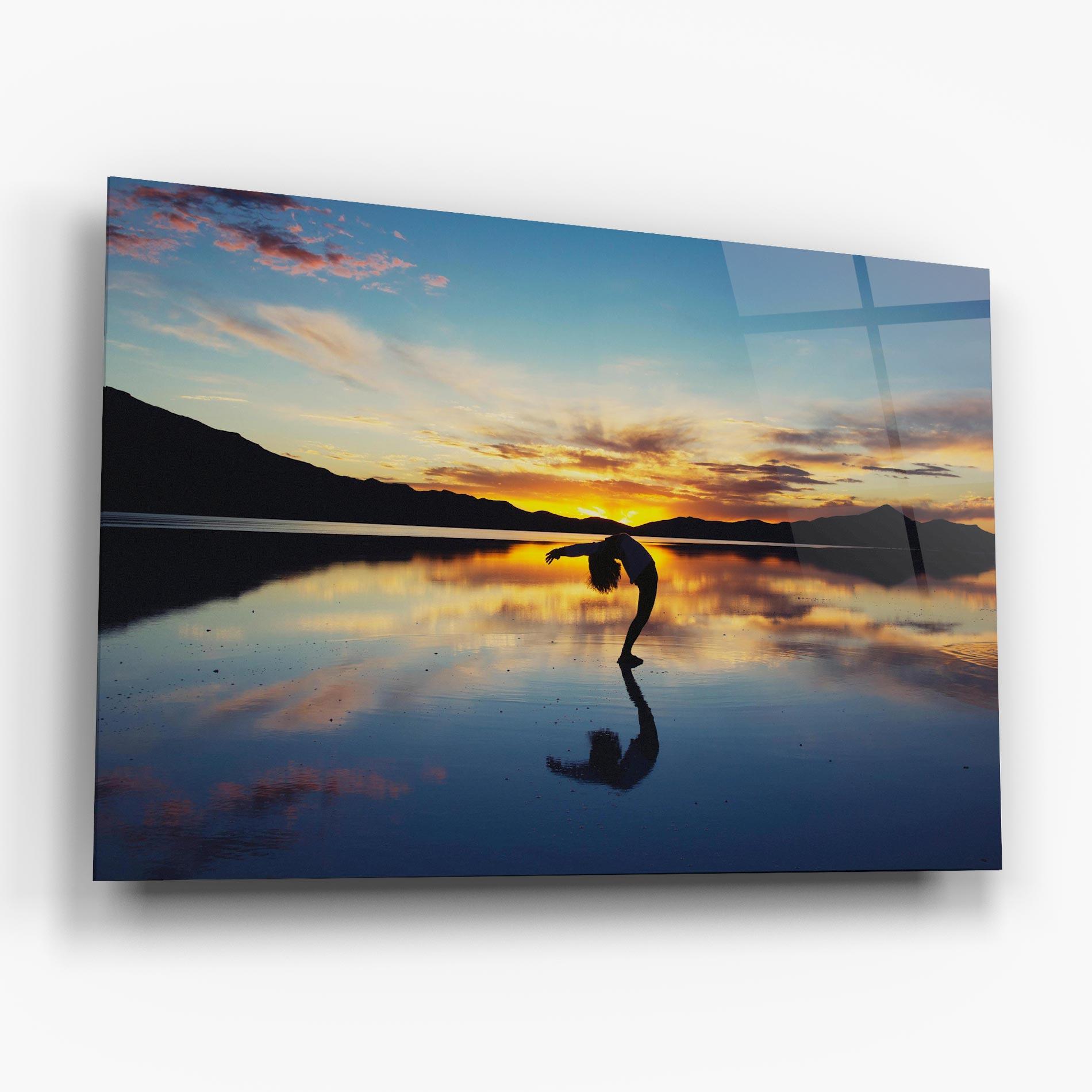 Glasbild Yoga Yonder mockup 6