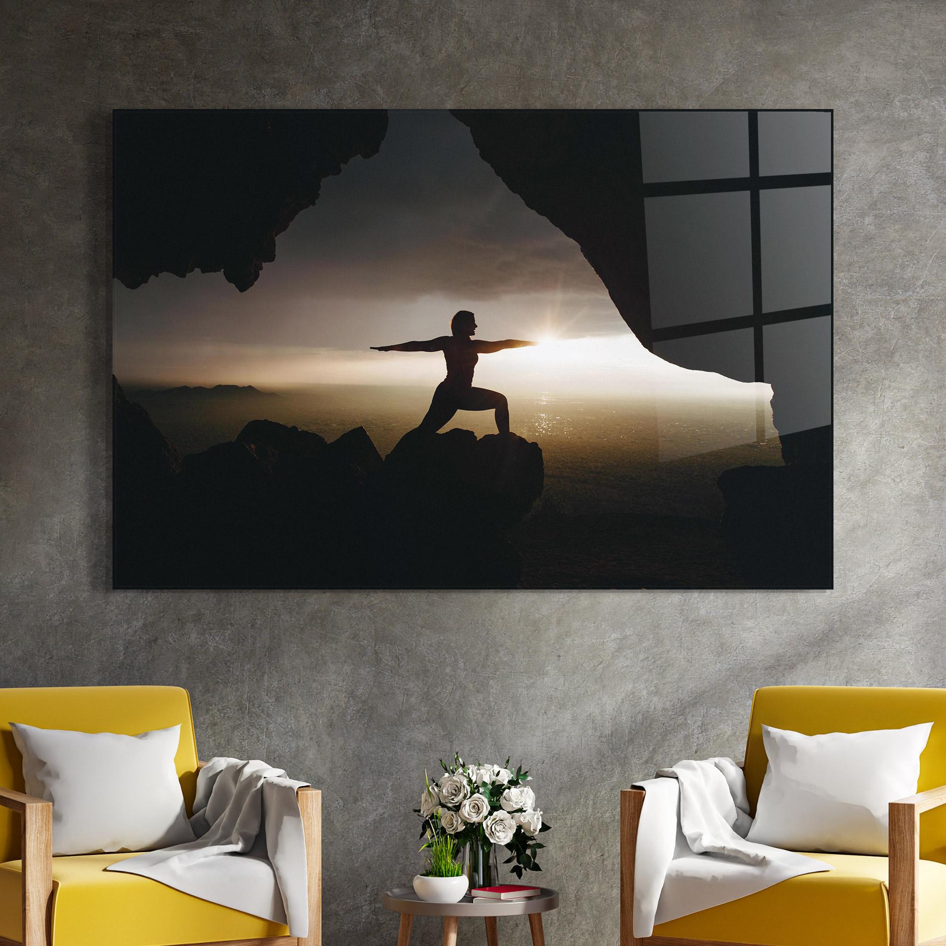 Glasbild Harmony Hues mockup 4