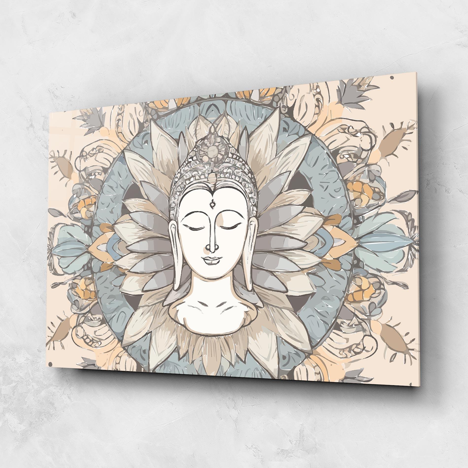 Glasbild Boho Element mockup 1