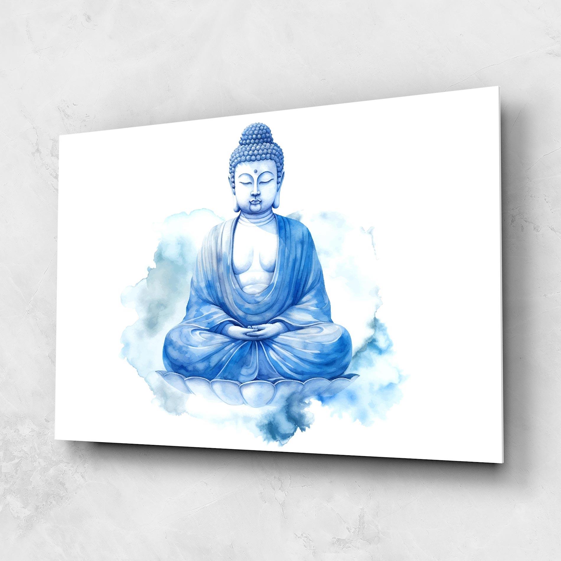 Glasbild Cloud Yoga mockup 1