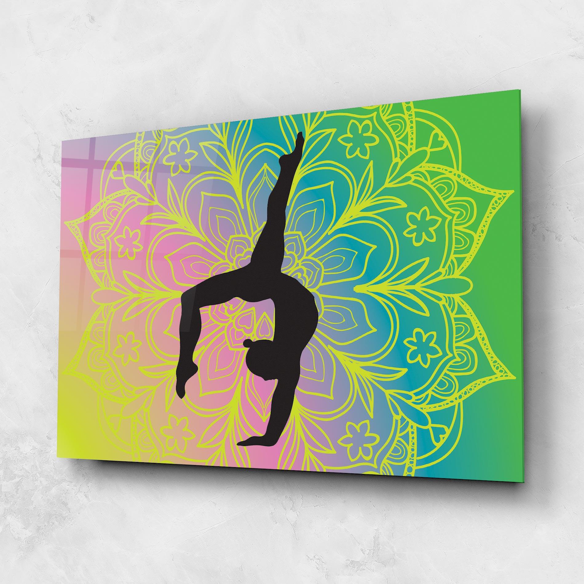 Glasbild Peace Yoga 02 mockup 1