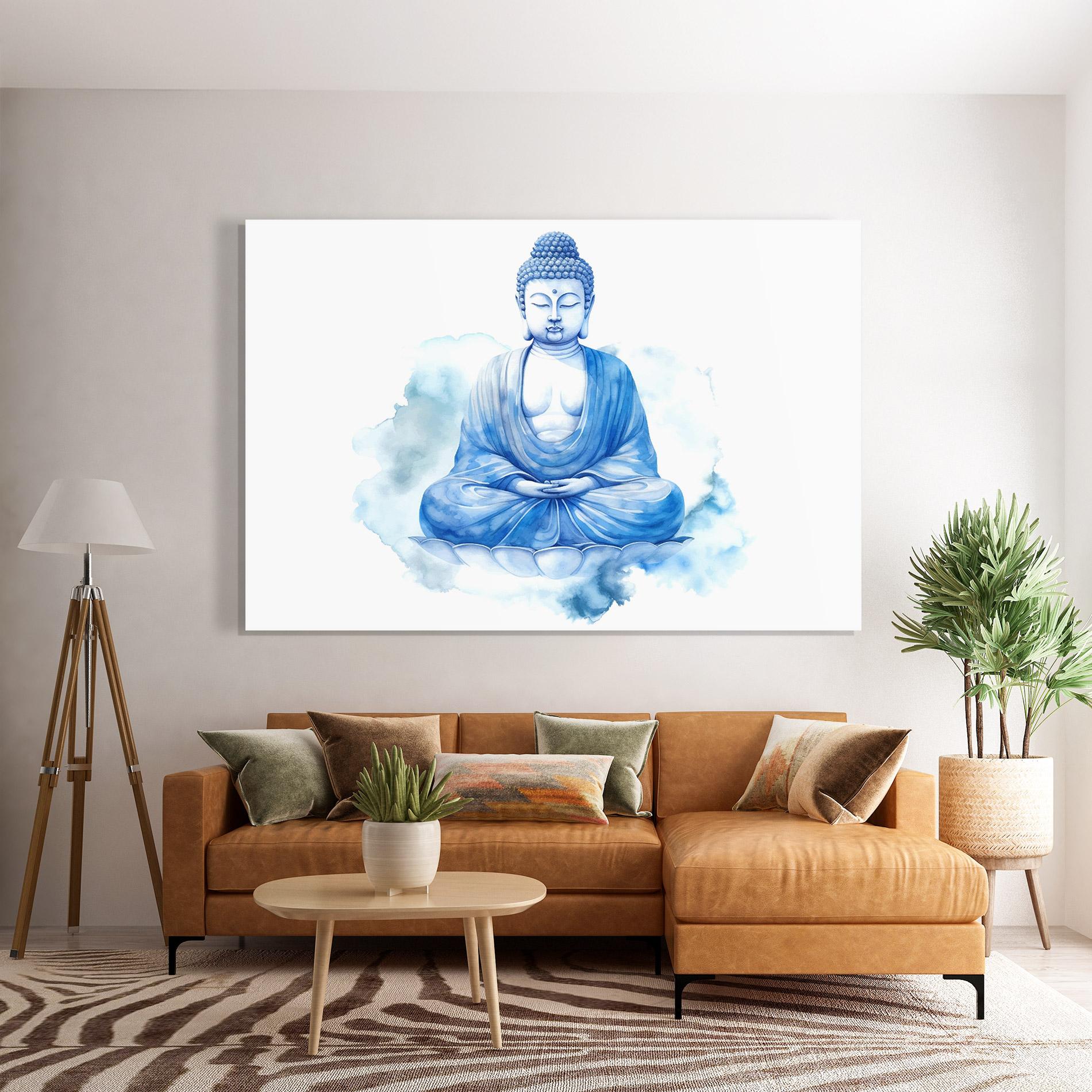 Glasbild Cloud Yoga mockup 7