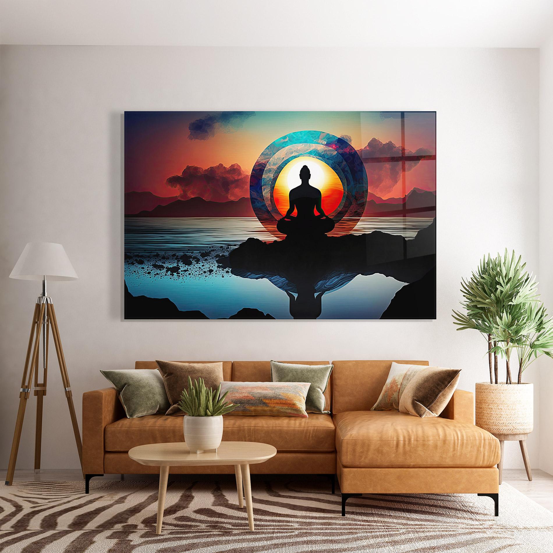 Glasbild Om Orbit mockup 7