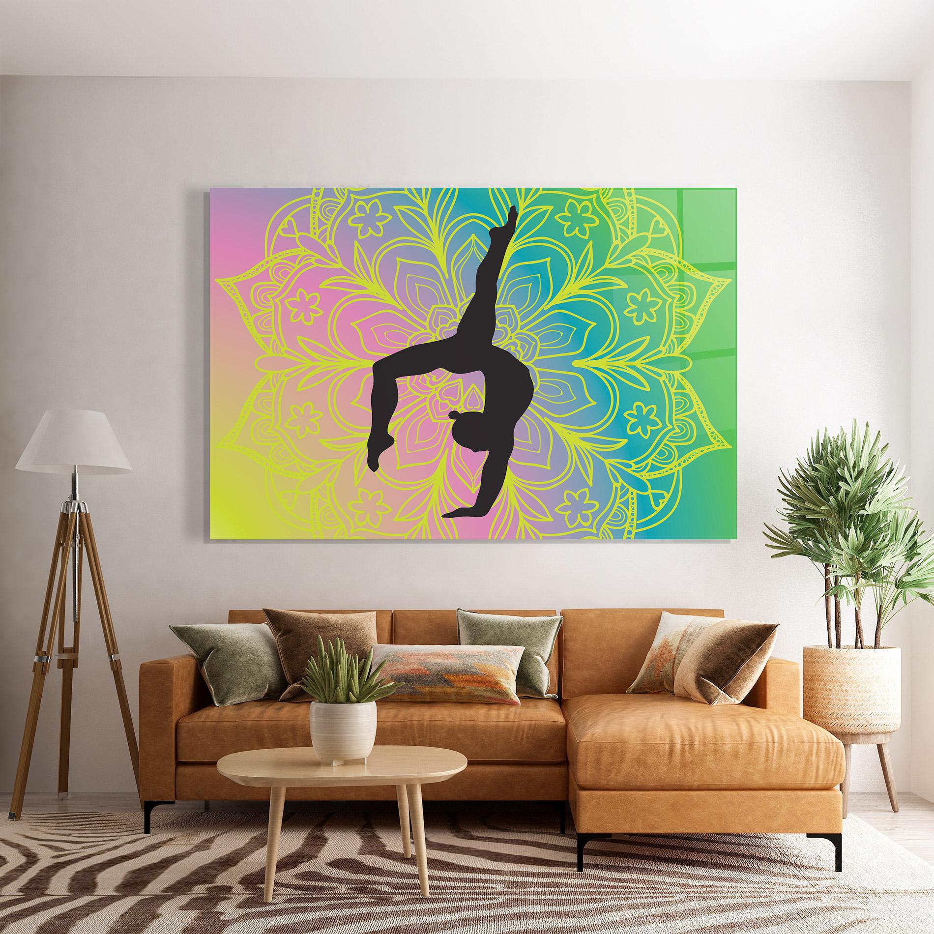 Glasbild Peace Yoga 02 mockup 7