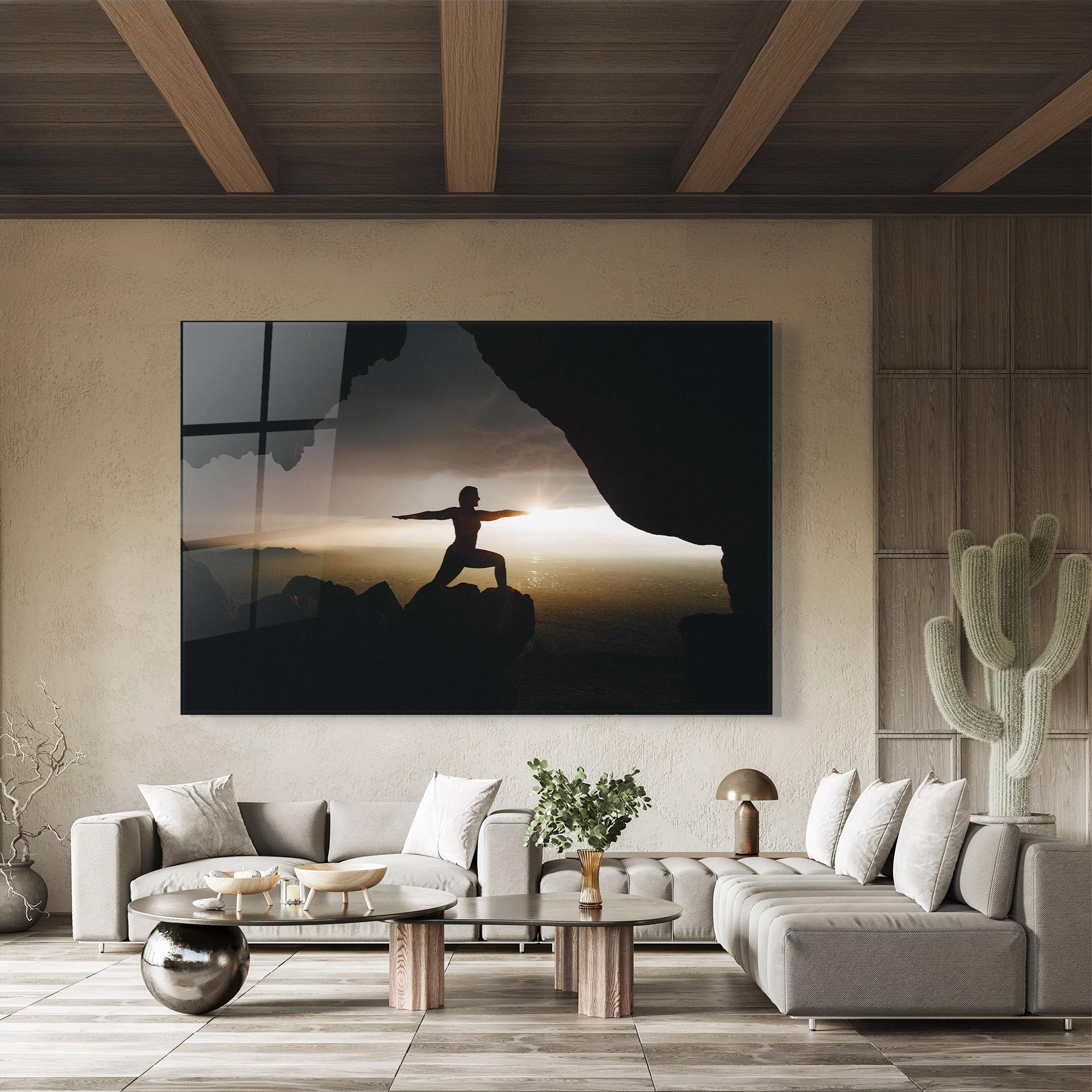 Glasbild Harmony Hues mockup 8